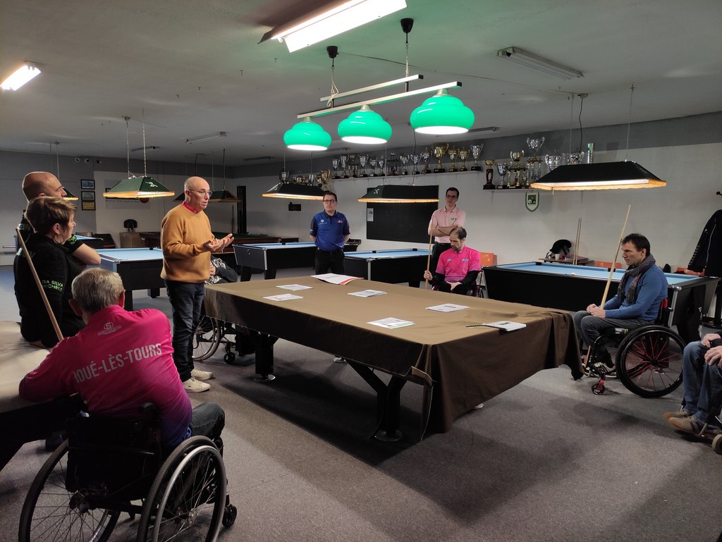 CFA billard handisport Joué-les-Tours